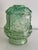 Late 20th Century Vintage Light Green Pressed Glass Fairy Lamp For Sale - Image 5 of 10