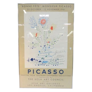 Picasso Original "Bonne Fete" Mourlot, 1961 UCLA For Sale