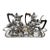 Victorian Classic Fine Quality Silver Plated (7) Piece Tea Service England C1890 For Sale