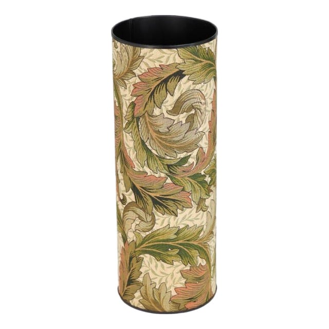 Acanthus & Lily Summer Tapestry Umbrella Stand For Sale