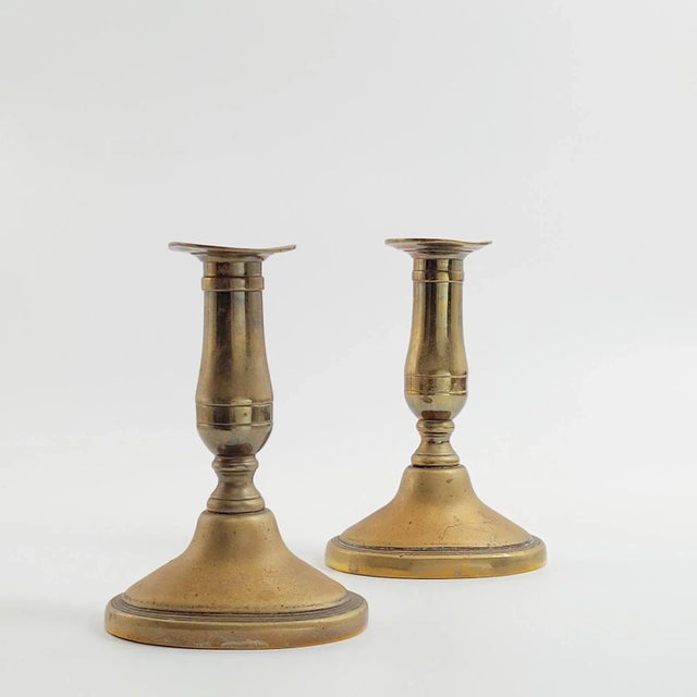 Circa 18th Century Dutch Candlesticks, a Pair For Sale - Image 4 of 7