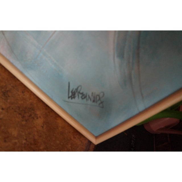 Large Lee Reynolds Abstract Painting For Sale - Image 4 of 4