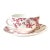 Gien France 2 Teacup & Saucer Sets with Box - Musée De La Toile De Jouy For Sale