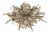 Vintage Italian Floral Ceiling Lamp, 1970s For Sale
