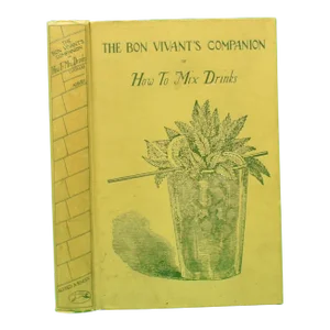 "The Bon Vivant's Companion or How to Mix Drinks" 1928 Thomas, Professor Jerry