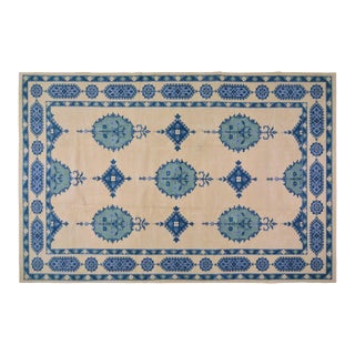 Vintage Chinese Art Deco Hand Knotted Wool Rug, 10'9x16'9 For Sale