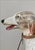 Mid-Century Modern Life Size Glazed Porcelain Borzoi Dog Statue Made in Italy, Circa 1960 For Sale - Image 3 of 12