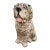 Vintage Ceramic Hand Crafted Life Size Dog For Sale