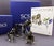 Swarovski crystal set from the SCS Annual Edition 2009 series, depicting a gorilla mother with two cubs. This piece is the...