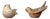 Mid-Century Modern Danish Studio Pottery Bird Figurines by Poul Hauch Carlsen, 1960s, Set of 2 For Sale