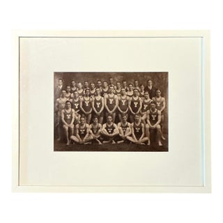 Vintage Boho Original Yale Swim Team Photo For Sale