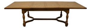 Thomasville Furniture Santa Fe Collection Spanish Mediterranean Style 110" Trestle Dining Table 19721-772