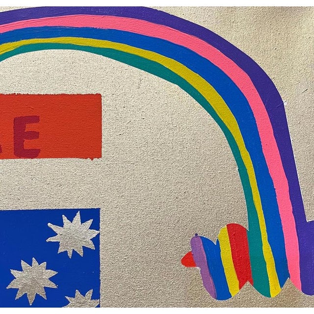 Alexandre Schaller, Showcase, Acrylic on Canvas, 1990s For Sale - Image 4 of 8