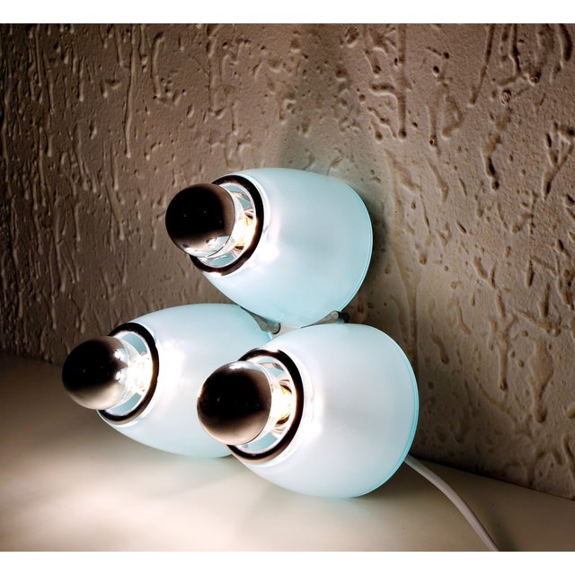 Aqua Space Age Deltakalias Lamp by Ernesto Gismondi for Artemide, Italy, 1990s For Sale - Image 8 of 11