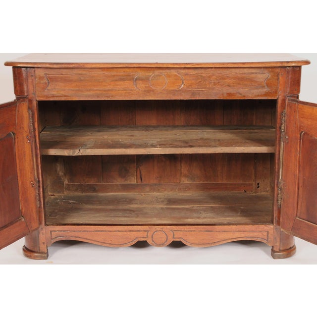 Louis XV Walnut Buffet For Sale - Image 10 of 11