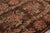 Traditional 1950s Hand-Knotted Mid-Century Vintage Bessarabian Rug in Brown and Green Floral Pattern For Sale - Image 3 of 6