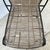 Mid 20th Century Vintage Wrought Iron & Woven Reed Dining Chair in the Style of Brown Jordan For Sale - Image 5 of 12