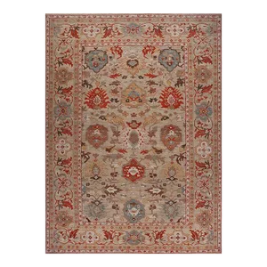 Handwoven Persian Sultanabad Area Rug 13’1″ X 17’7″