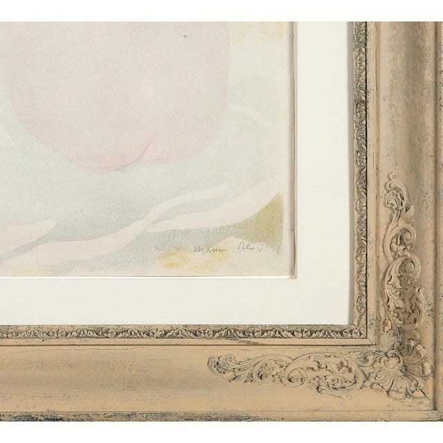Maurice Denis, Nude, Nymph Crowned with Daisys, 1899, Color Lithograph, Framed For Sale - Image 4 of 9