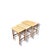 Contemporary Vintage Teak Nesting Tables from Schreiber, Set of 3 For Sale - Image 3 of 9