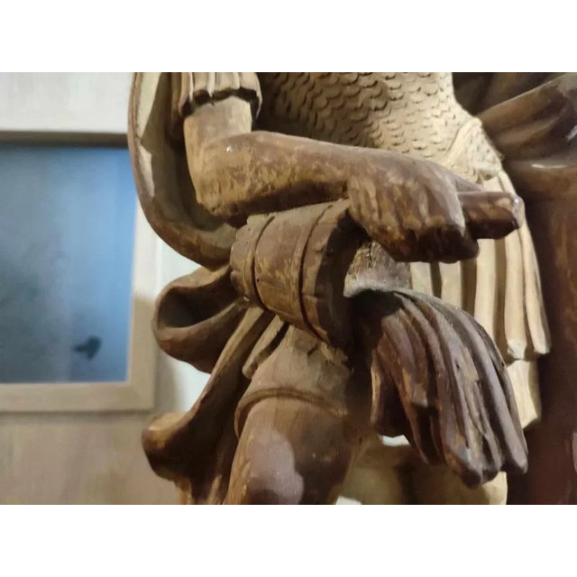 Saint Florian, 19th Century, Limewood For Sale - Image 5 of 12