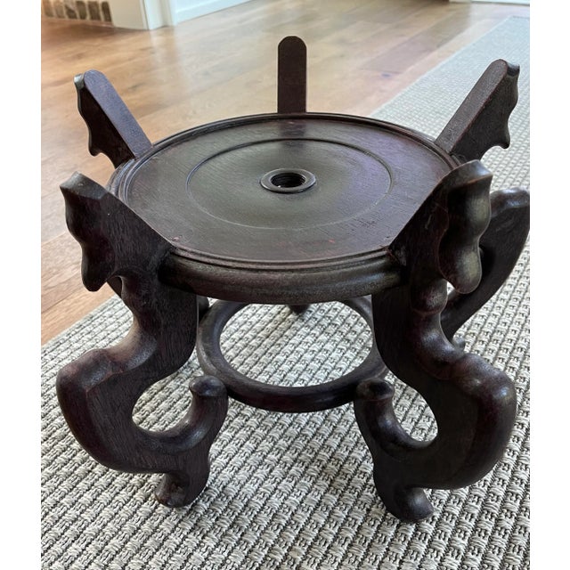 Vintage Large Oriental Fishbowl Urn For Sale - Image 11 of 11