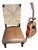 Ralph Lauren Home Blue Label Ej Victor Leather & Rush Dining Side Chair From Jackson Hole Estate For Sale