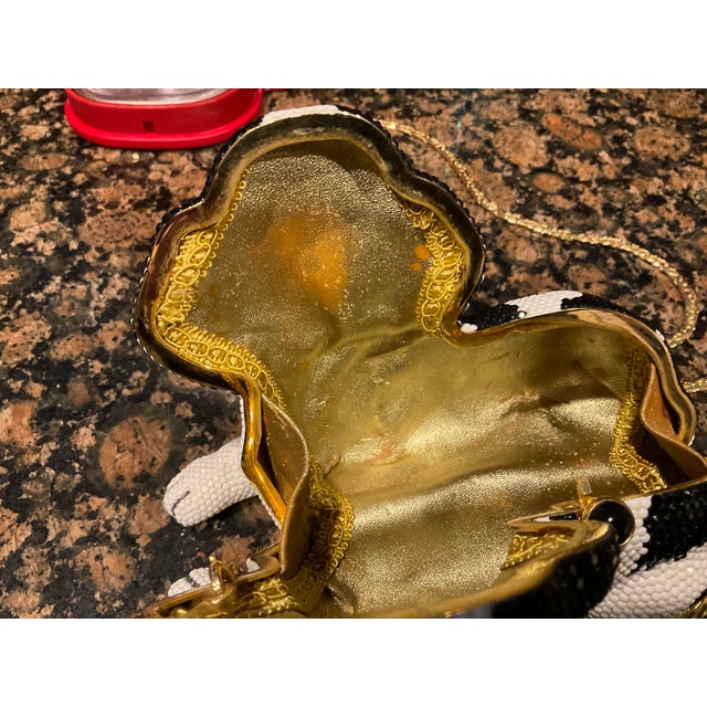 1980s Katherine Baumann Cavalier King Charles Spaniel Evening Bag For Sale - Image 5 of 9