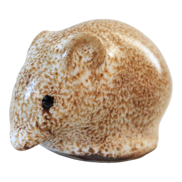Vintage Pigeon Forge Pottery Mouse Figurine For Sale
