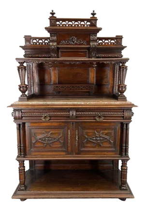 Antique French Cupboard in Walnut