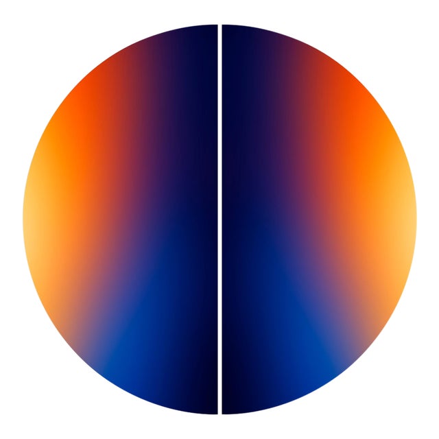 Contemporary Abstract Archival Pigment Print on Chromajet Metallic Pearl Face-Mounted 3mm Matte Plexiglas "Linger # 202602" by Paul Snell For Sale