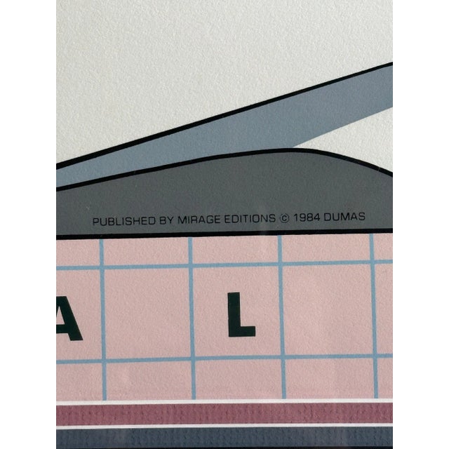 Limited Edition Serigraph “Palm Spring Life” by Patrick Nagel For Sale In Los Angeles - Image 6 of 10