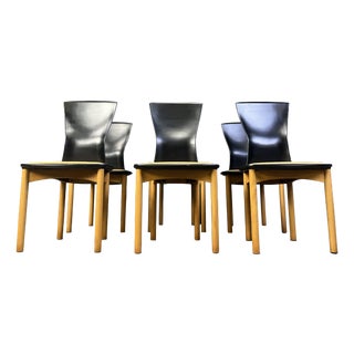 Vintage Pelope Dining Chairs by Francesco Binfarè for Cassina, 1990s, Set of 6 For Sale