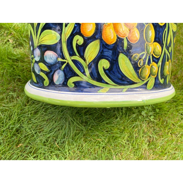 VIETRI Vintage Vietri Planter Cachepot For Sale - Image 4 of 7