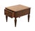 Late 20th Century Henredon Furniture Banded Bookmatched Walnut Italian Provincial 23" Accent End Table For Sale - Image 5 of 11