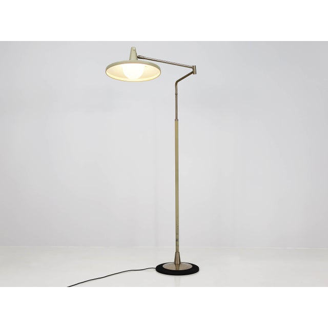 Metal Model 4060 Adjustable Floor Lamp from Stilnovo, Italy, 1962 For Sale - Image 7 of 16
