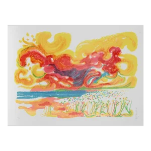 Sea Island by Ronald Julius Christensen Lithograph