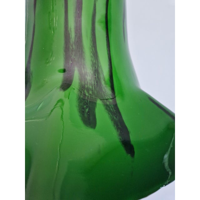 1970s Green Marbled Opaline Glass Pendant Light from Peill & Putzler, 1970s For Sale - Image 5 of 18