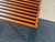 1950s Attributed to Mel Smilow Slatted Solid Walnut Mid-Century Modern Bench Table For Sale - Image 10 of 10