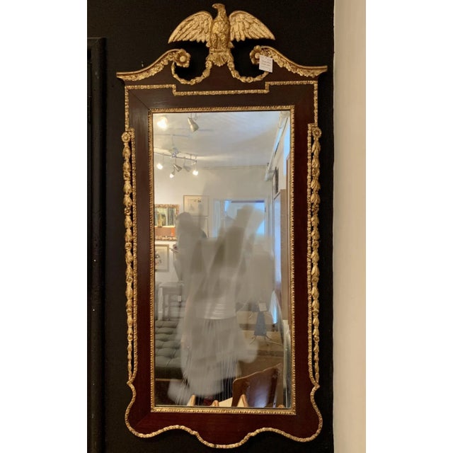 Early 20th Century Vintage Federal Style Eagle Statement Mirror For Sale - Image 5 of 5