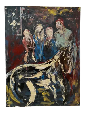 Abstract Mixed Media Painting by Jay Luiz