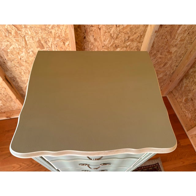 1980s Green French Provincial Lingerie Chest For Sale In Washington DC - Image 6 of 9
