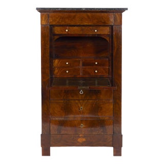 Folding Chest of Drawers in Mahogany For Sale