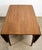 1960s Mid Century Modern Dining Table Broyhill Walnut Drop Leaf X2 Rectangular MCM For Sale - Image 5 of 11