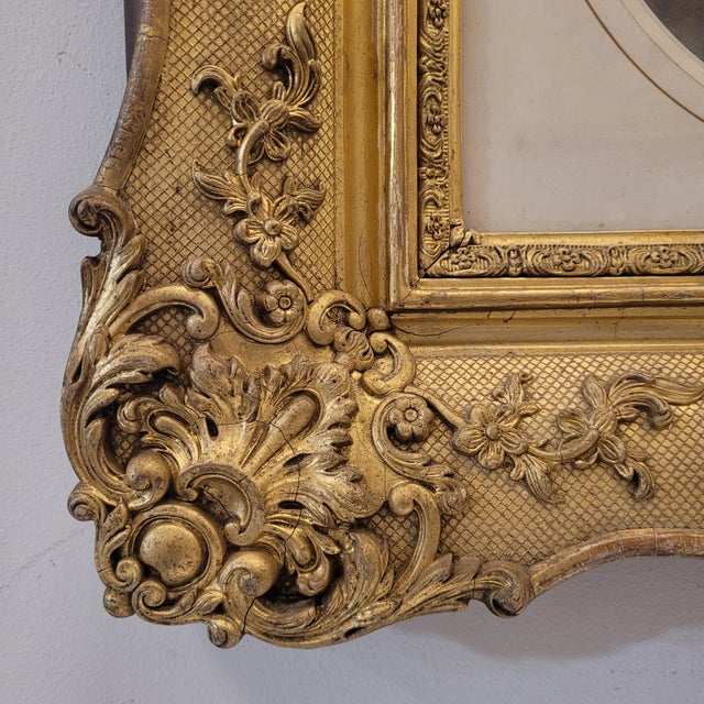 Drawing/Sketching Materials French Artist, Noble Portrait, Graphite Drawing, 1890s-1910s, Framed For Sale - Image 7 of 15