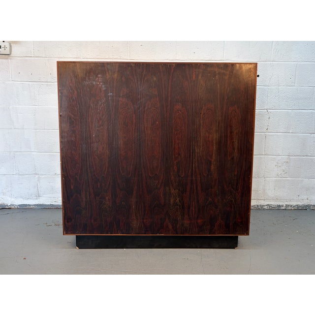 Mid-Century Modern Danish Mid 20th Century Modern Rosewood Tambour Door Chest by Dyrlund For Sale - Image 3 of 13