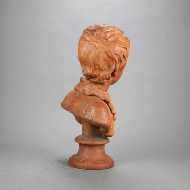 Antique Sevres Terra Cotta Bust of a Young Alexandre Brongniart 19th Century For Sale - Image 11 of 11