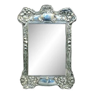 Antique English Art Nouveau Sterling Picture Frame, Horton and Allday