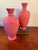 Late 19th Century Large, Hand Painted, Pair of Bristol Glass Vases, Late 1800s For Sale - Image 5 of 8