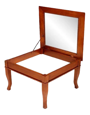 Italian Center Coffee Table with Opening Showcase & Beveled Crystal Top from FP Pasi, 1970s